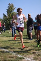 photo of Miles on the cross country course
